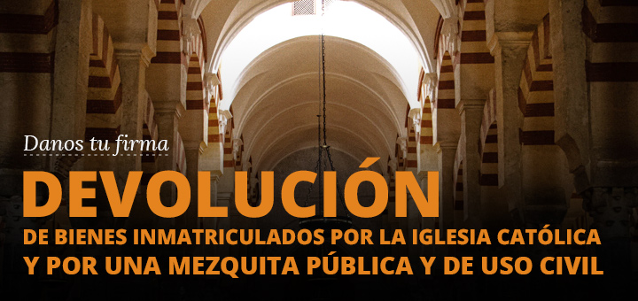 por una mezquita de córdoba pública y de uso civil