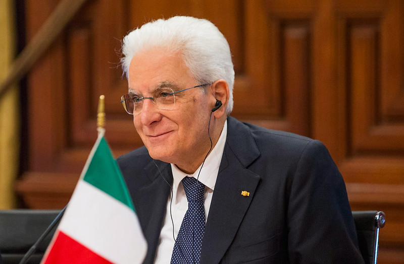presidente de Italia Sergio Mattarella Foto: Presidencia de la República Mexicana